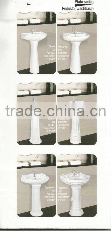 Wash Basin With Pedestal