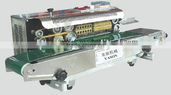 Free Sealing Belt and Cam Belt Horizontal Plastic Bag Sealing Machine