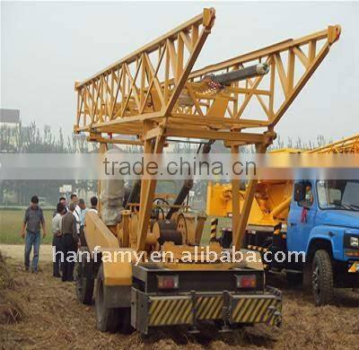 High drilling efficiency! High power! S600 trailer mounted drilling rig