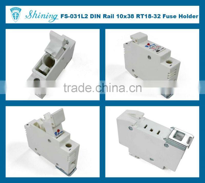 FS-031L2 With LED Indicator 380V 32A 1 Pole 10x38 Fuse Holder
