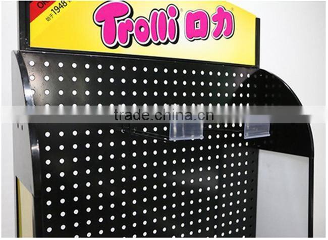 Flooring Standing Supermarket Metal Pegboard for Sale
