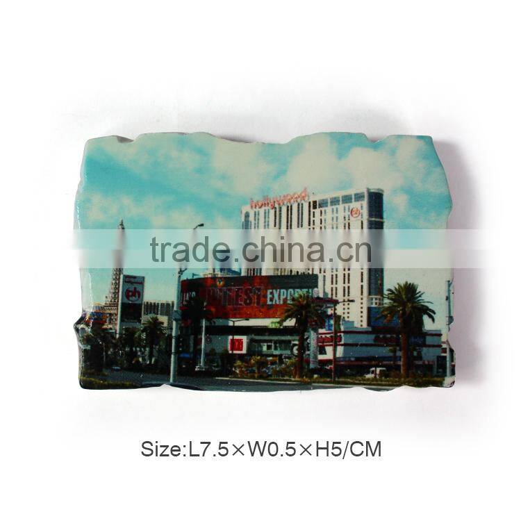 Tourist souvenir 4C printing magnet