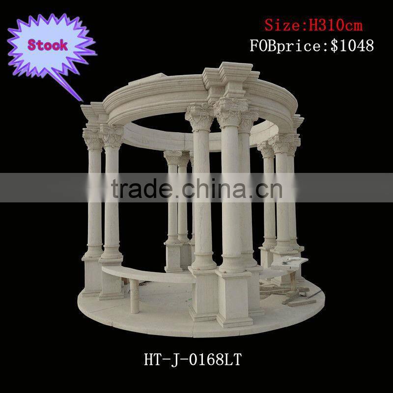 Outdoor Marble Gazebo With Six Pillars