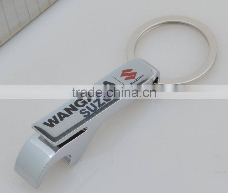 LED Metal Bottle Opener Keychain with Foot Shape