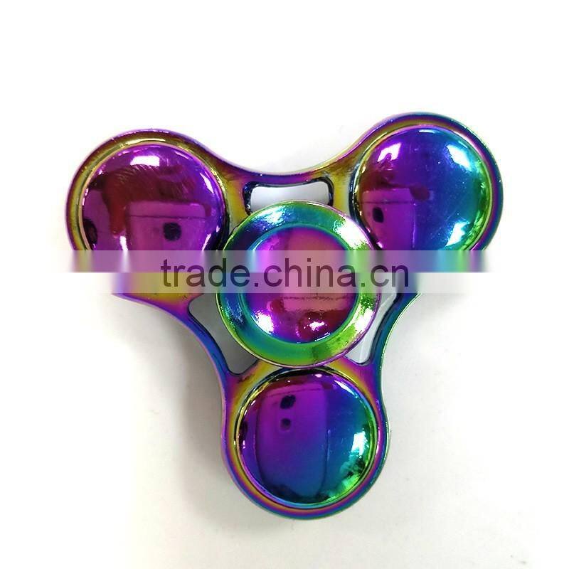 Colorful Rainbow Spinner, copper hand spinner toys wholesale