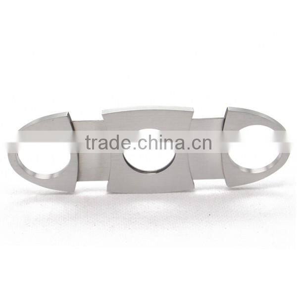 Stainless steel cigar cutter