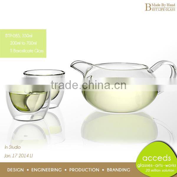 Custom Manufacture Novelty Borosilicate Tea Cup And Glass Ware