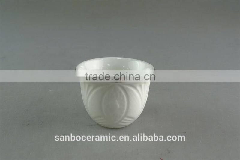 wholesale stock Cheap Custom porcelain Ceramic cup/tea cup with golden line 80ml color box