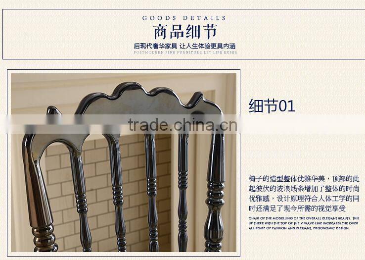 quality polished grey stainless steel luxury modern chiavari chair LQ-SSC001G