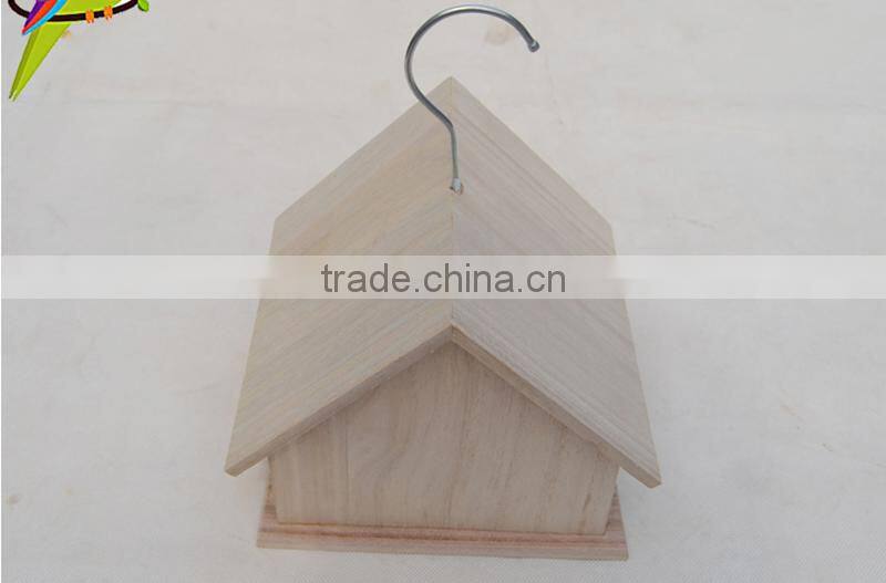 Handmade wholesale price large wooden bird parrot nest for sale