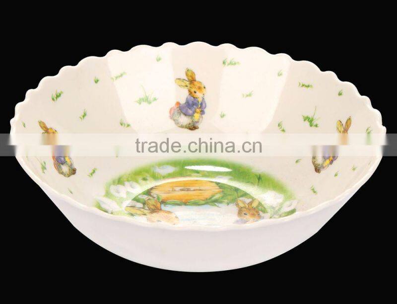 Food grade two tone melamine bowl with LFGB certification