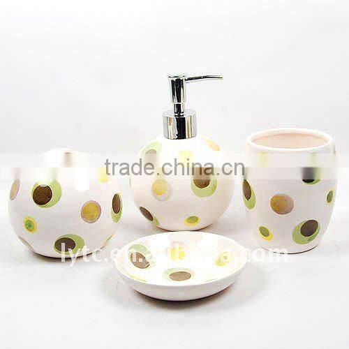 porcelain bath accessories set