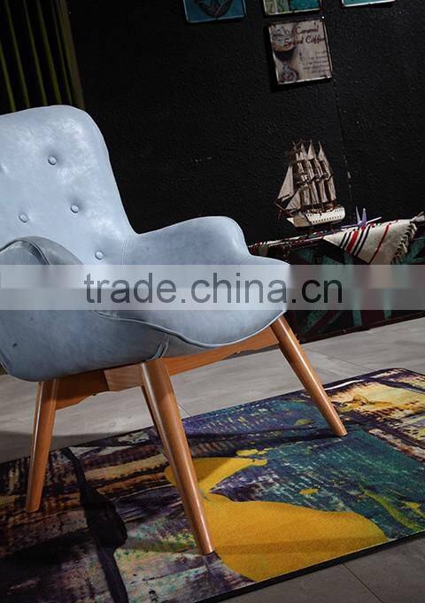 YYA039 Nordic wood armchair meeting chair leisure chair/Nordic furniture/simple Japanese style oak solid wood dining chair