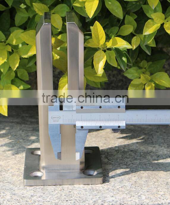 Inox 304 High Quality Square Glass Pool Fence Spigot