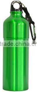 600ml aluminium water sport bottle with lid and handle