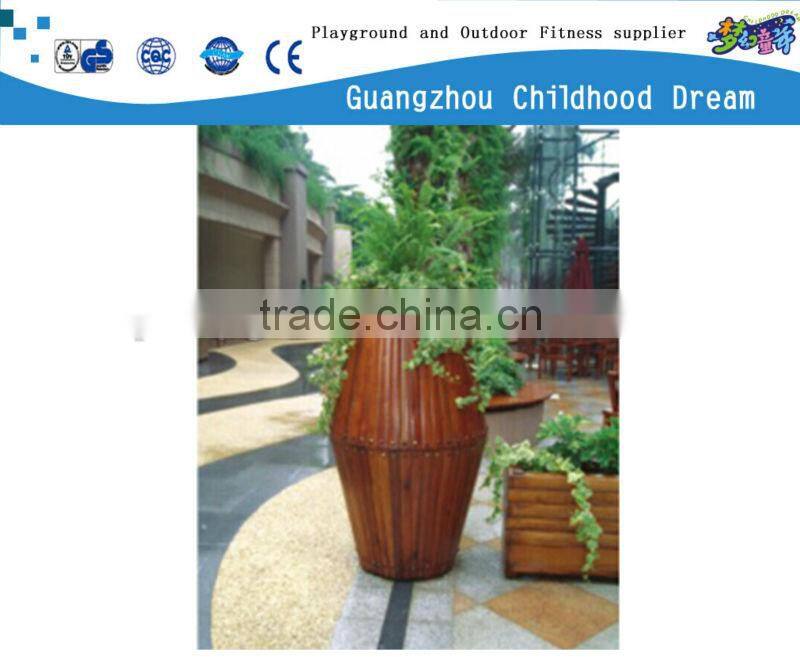 (HD-19014)2014Newest design!wooden barrel flower pot
