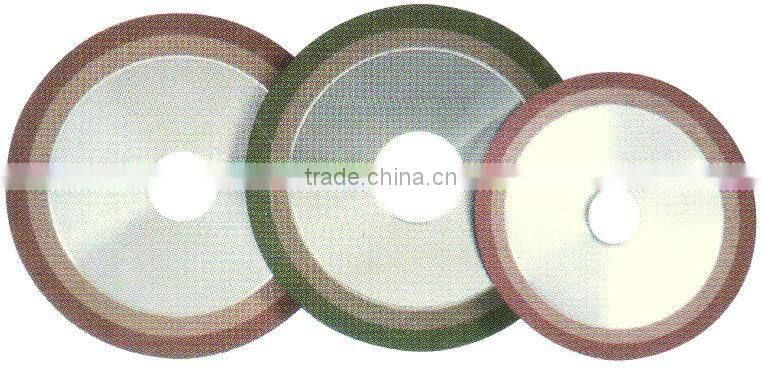 Concave diamond grinding wheel for carbide