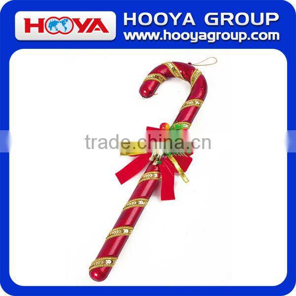 37cm Christmas Decoration Red Crutch
