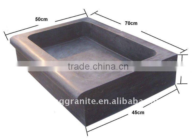 bathroom stone sink
