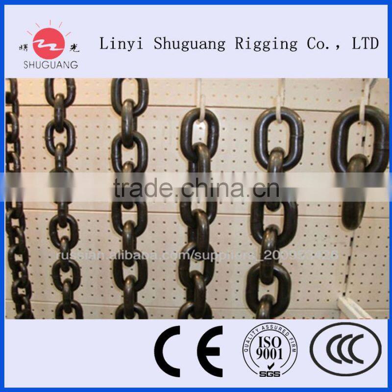 Anti-skid tractor snow chain welded chain