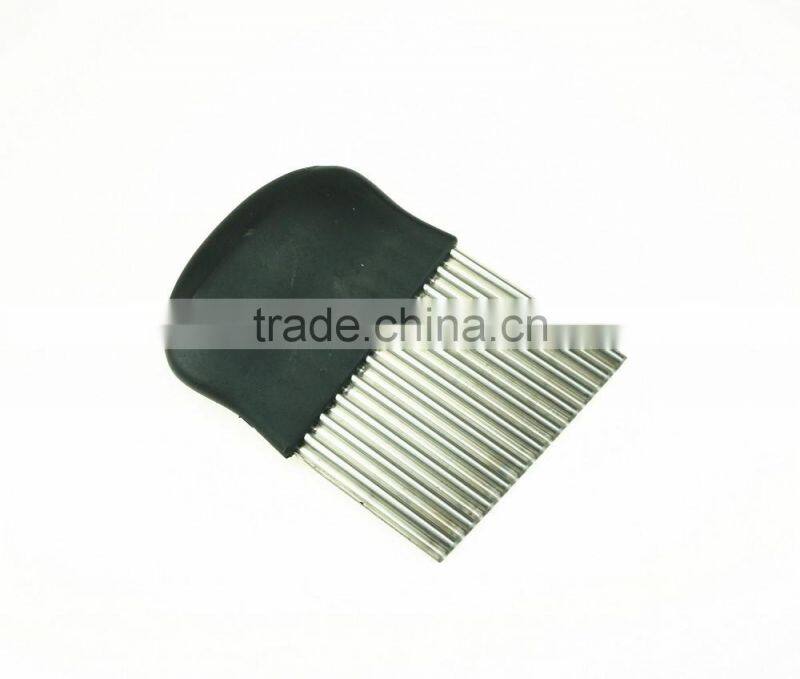 42014 stainless steel cheese vegetable crinkle cutter