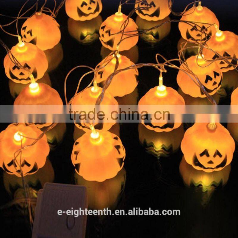 2016 new Christmas Festival Multi-Color Waterproof Hot Sale 4M 20 LED String Fairy Pumpkin Lights Lighting