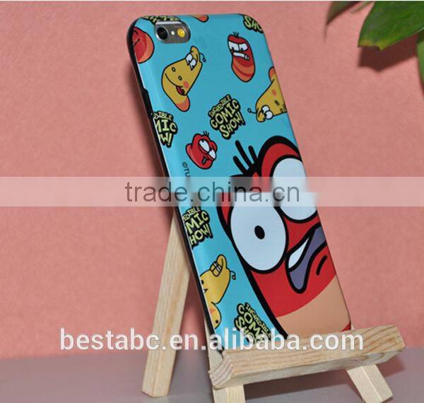 Frosted TPU stand phone accessory for iphone 6 , for apple iphone 6 case