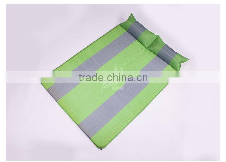 Automatic Inflatable Dampproof Camping Mat With Double Automatic Blow-up Lilo Pillow, Foldable Picnic Mat