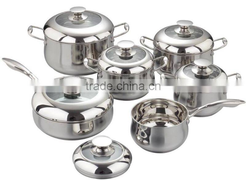 New Product Luxury Steel Pot Cookware Kitchenware Wholesale