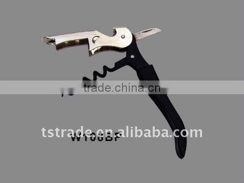 2014 Stainless Steel Multi function Keychain wine bottle opener W108BP