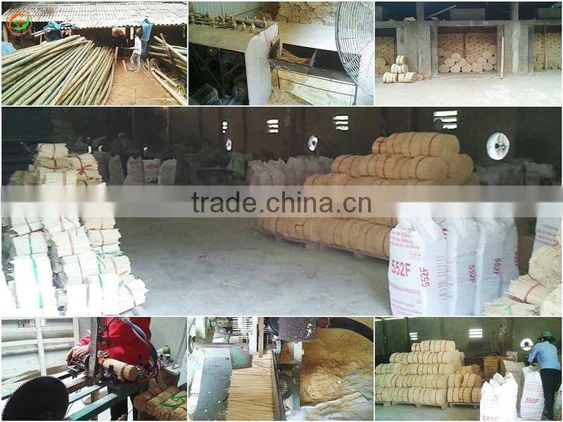 Hot sale 2014 Round bamboo sticks 8"; 9" for making incense from GOWELL., JSC, VietNam