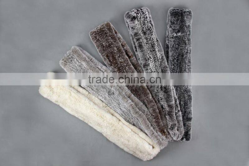 High Quality Knitted Rex-Rabbit Scarf