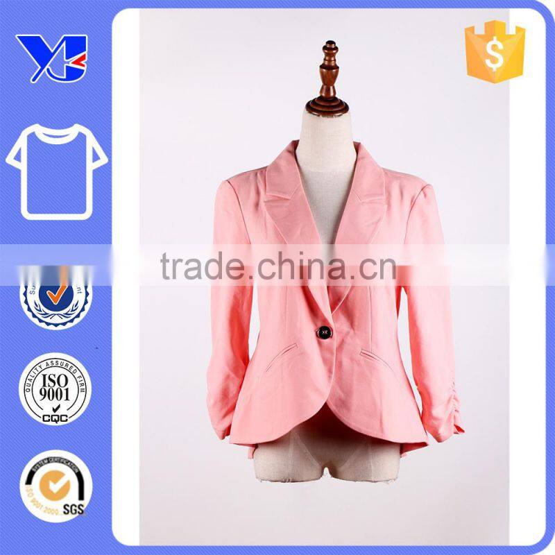 Yoke neckline side pocket brief style trim connect women wrap coat