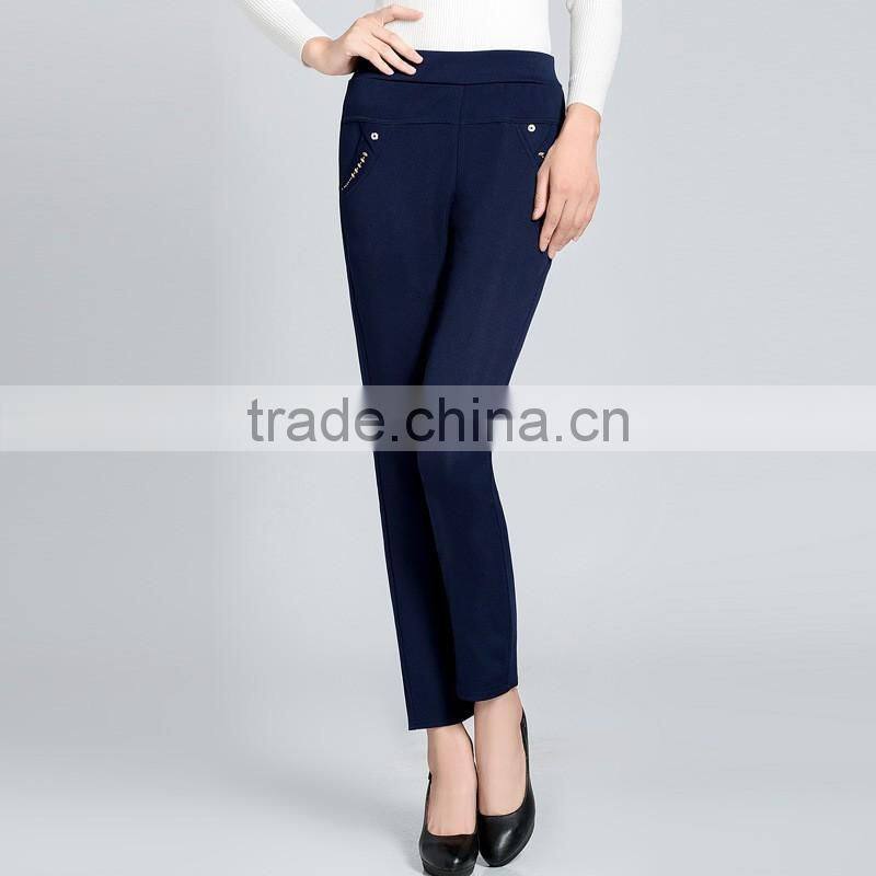 Top Brand Fashion Slim Fit Ladies Office Pants, Work Trousers