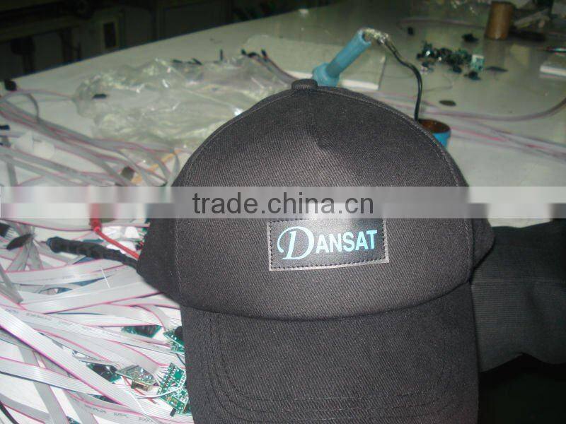 customized el light cap (factory price, good quality, timely delivery)