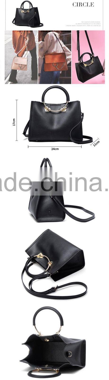 Top Selling Popular Pure Color Women Messenger Handbags High Quality Genuine Split Cow Leather Single Shoulder Bags For Ladies