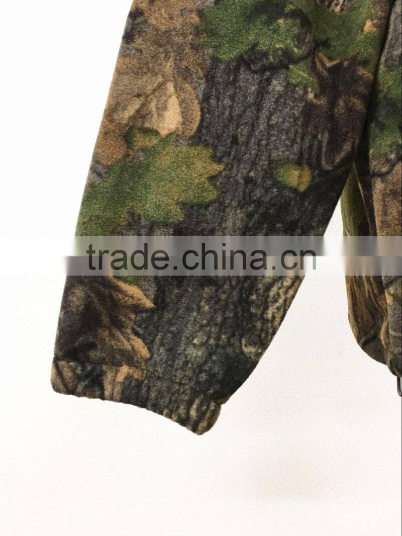 2017 New design 100% polyester fieldman polar fleece mens jacket