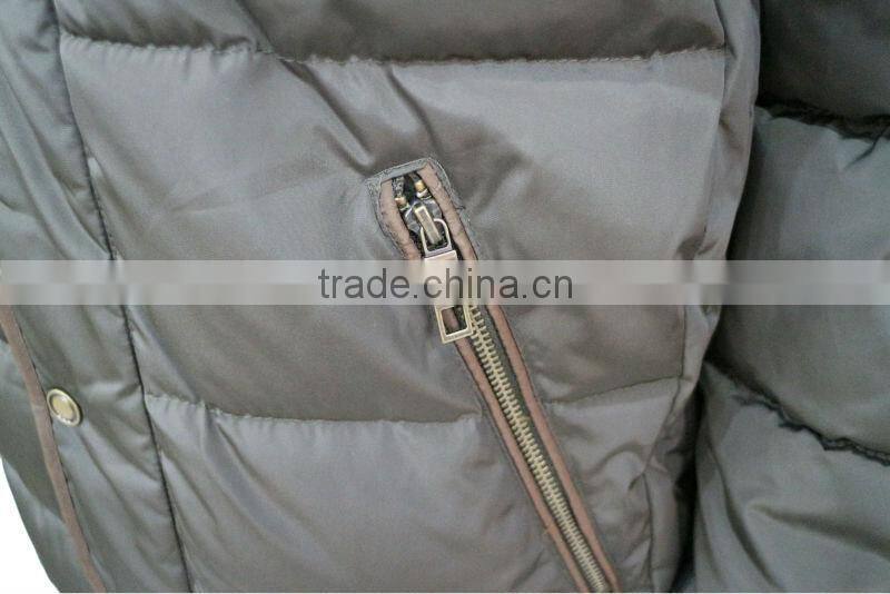 European fashion winter clothes men padded winter coat with hood