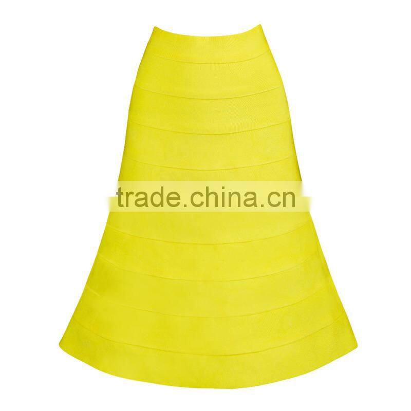 Wholesale 2015 newest Women Candy Color Stretch Waist Plain shiny Mini Skirt H1281