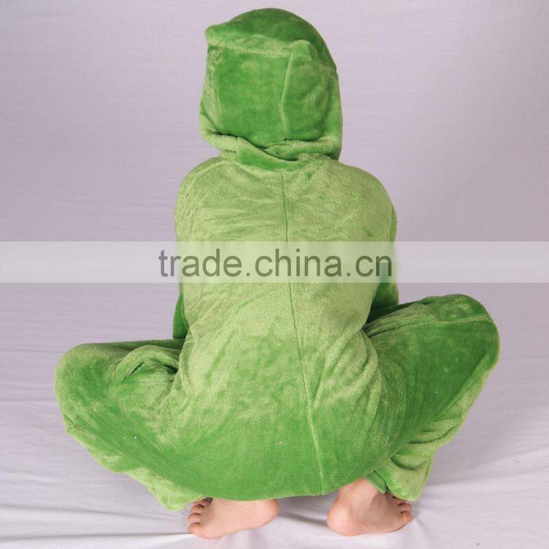 winter warm Unisex green Animal children frog christmas star costumes