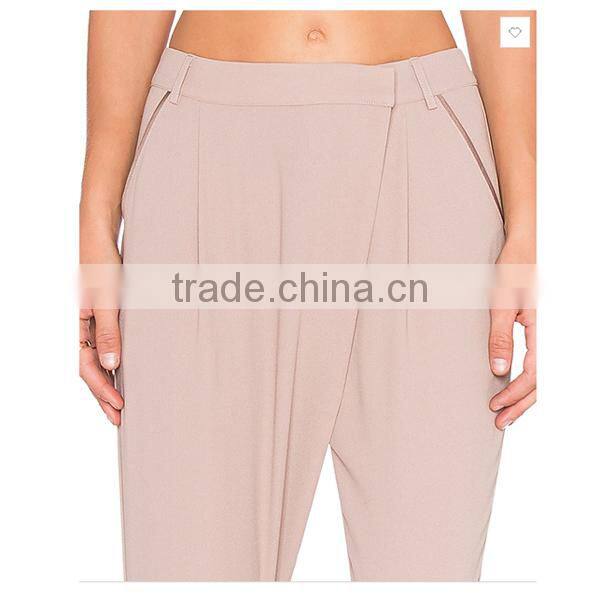 New fashion women pants speacil cutting pants OEM wholesale clothing