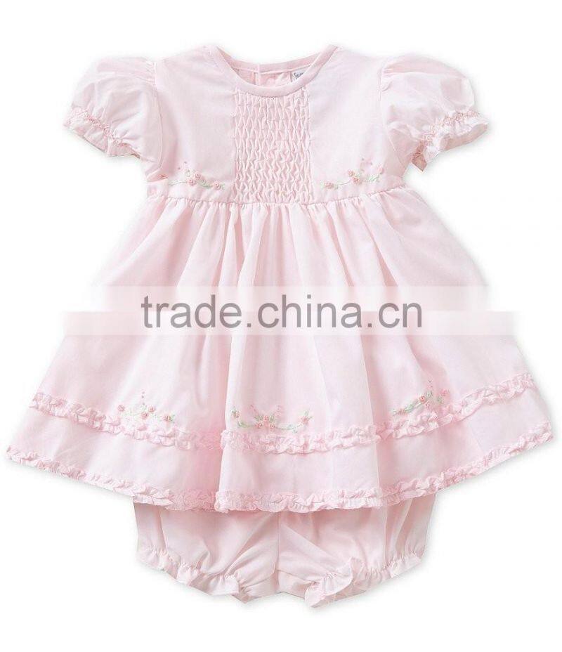 Wholesale boutique swing sleeve fancy tassels baby clothes cotton baby romper clothes set
