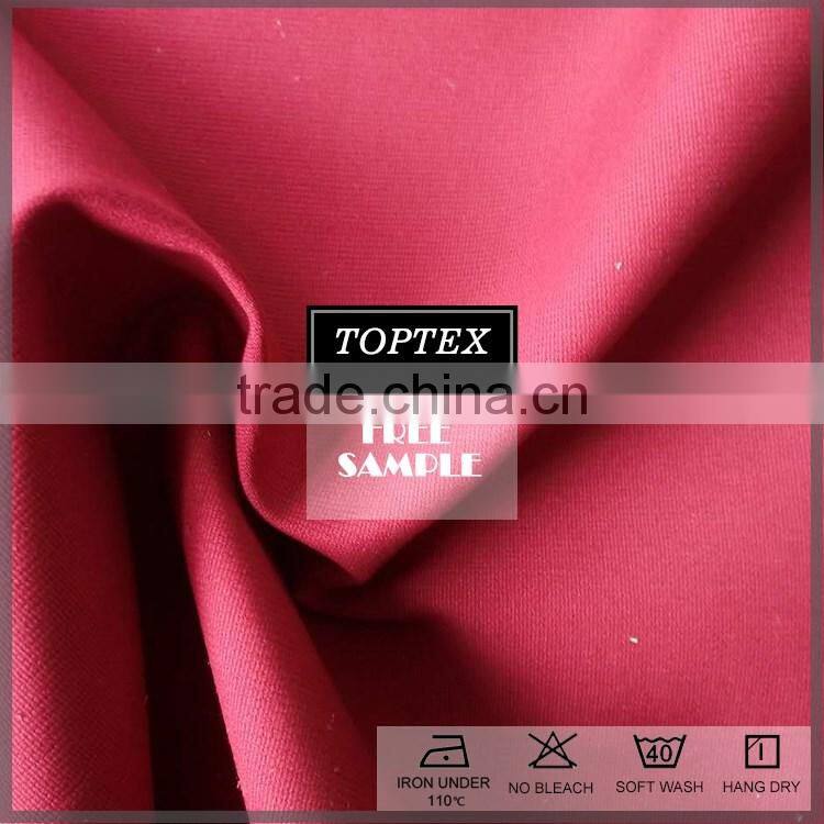 cotton spandex solid dyed bedford cord fabric for pants