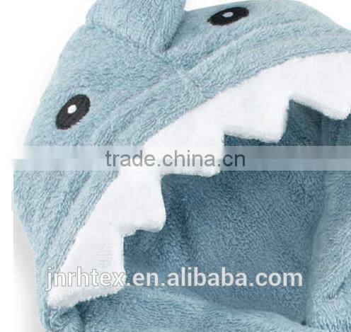100% cotton terry baby bathrobe,custom cheap animal bathrobe wholesale china