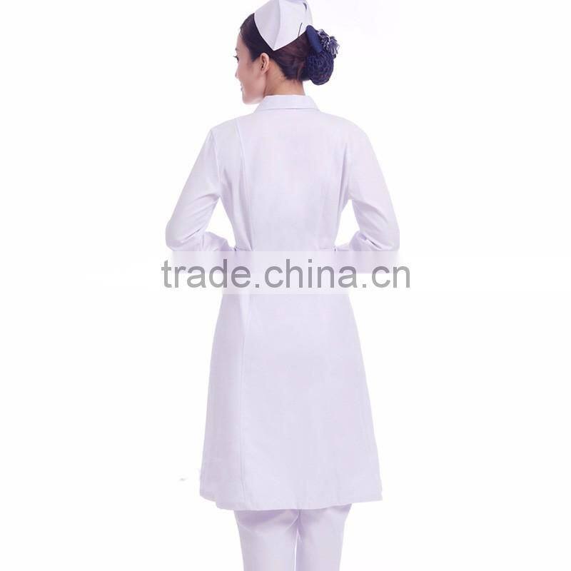 Juqian 2016 custom design white nurse hospital uniform designs