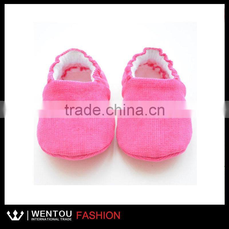 New Arrival Colorful Fabric Baby Crib Moccasins