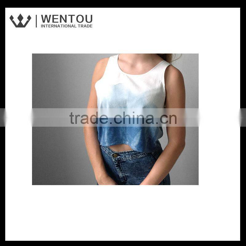 Wholesale Modern Natural dye Crop Top