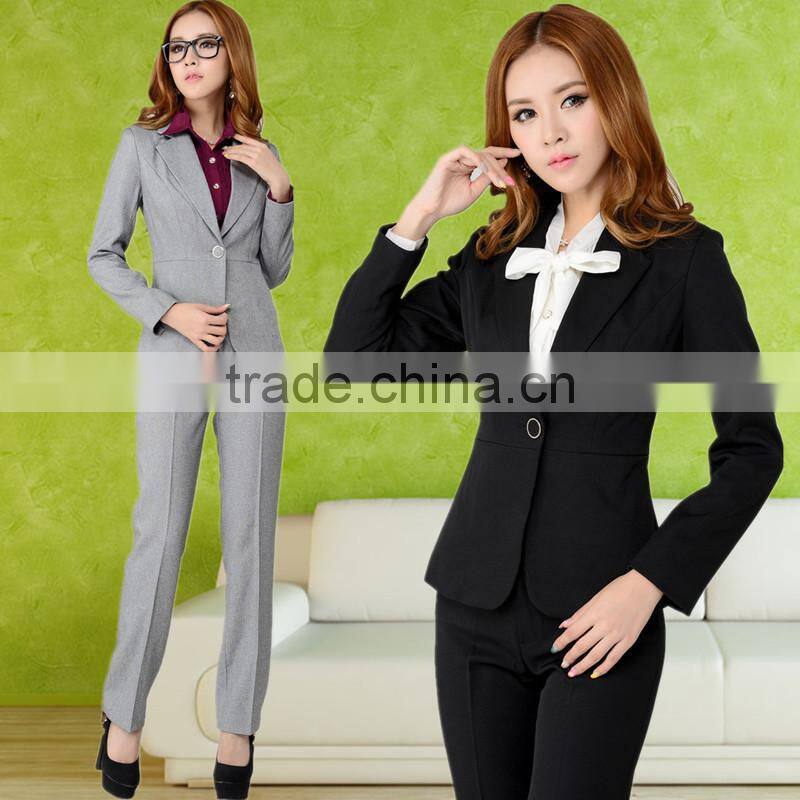 2015 New arrival formal ladies skirt suits work