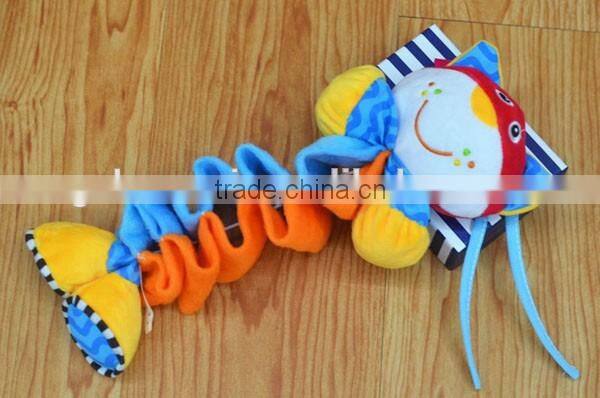 Lovely pulling musical Plush toys baby educational plush toys