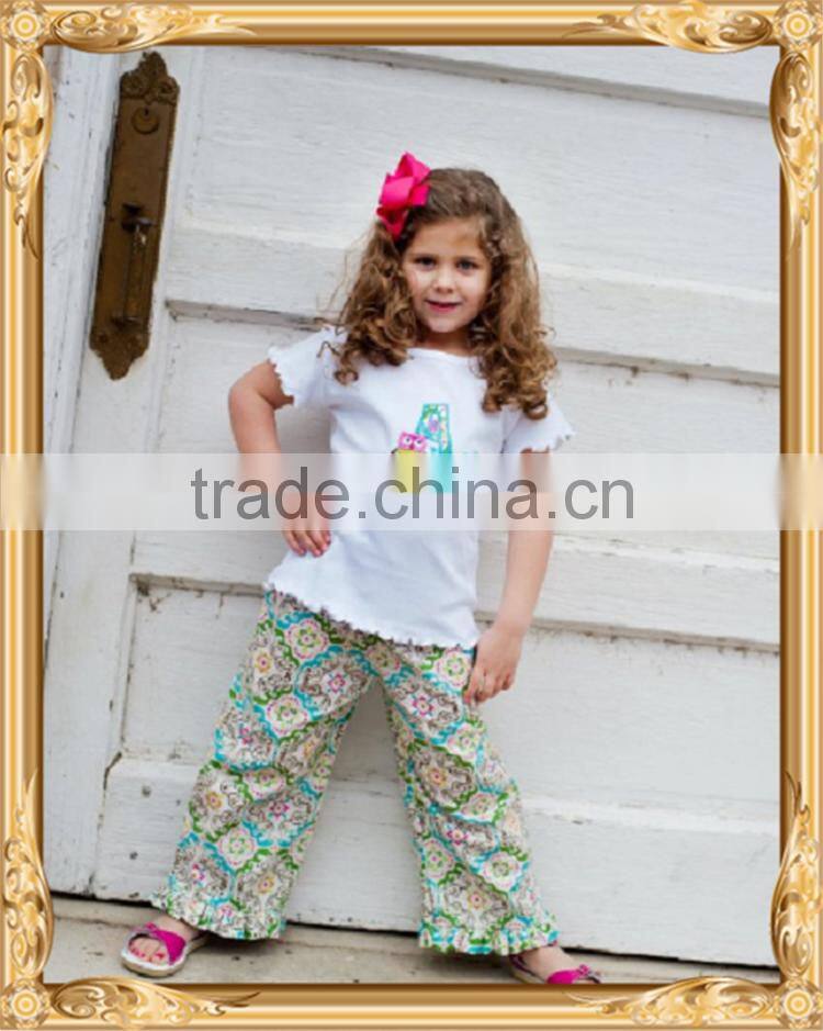 Toddler girls thanksgiving day tunic turkey outfits baby clothes wholesale price girls remake chevron ruffle boutique outfits